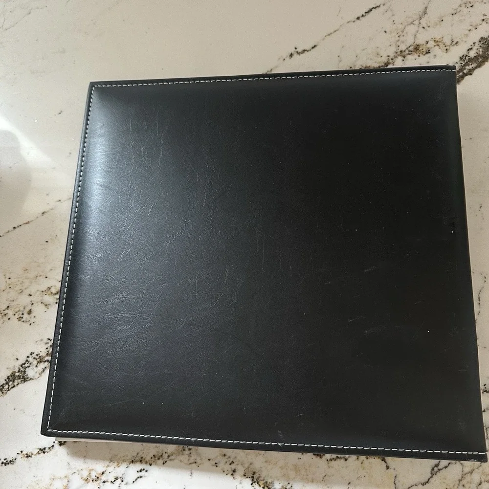 Pioneer E-Z Load 12x12 Memory Album Black Live Laugh Love 20 Pages Scrapbook